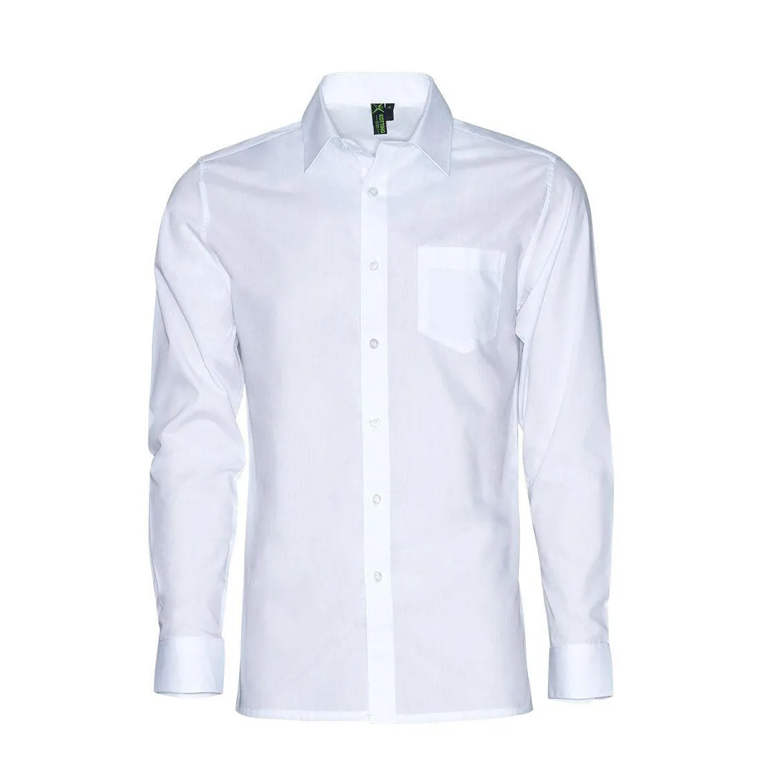 Camisa Blanco Slim Fit Escolar Juvenil Hombre