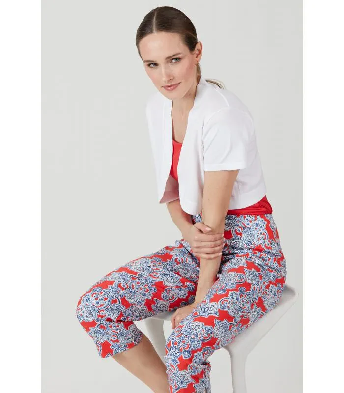 Tapado tejido blanco