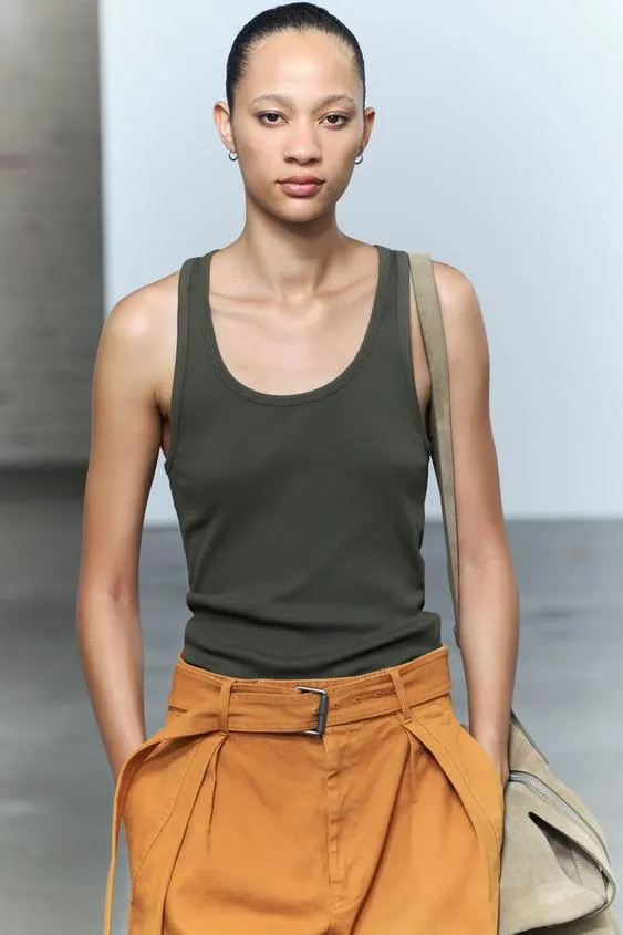 CAMISETA ALGODÓN RIB MANGA SISA