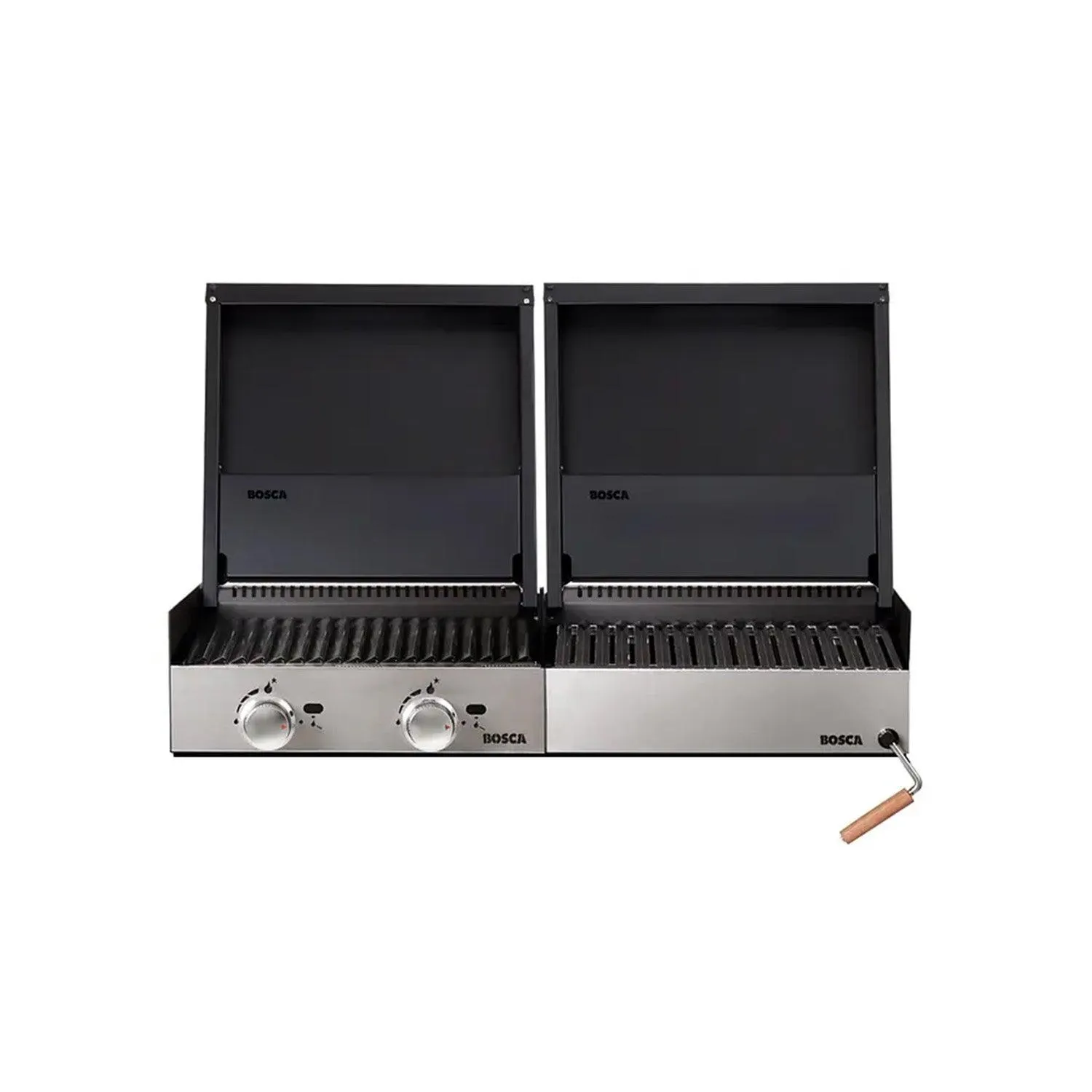 Pack Para Quincho Block Gas 500 + Block Carbón 500 Bosca