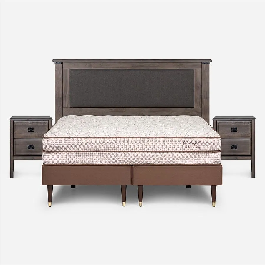 Cama Autonomy Land 2 Plazas + Muebles New Ray