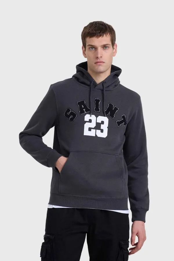 PolerÓn hombre hoodie print marengo