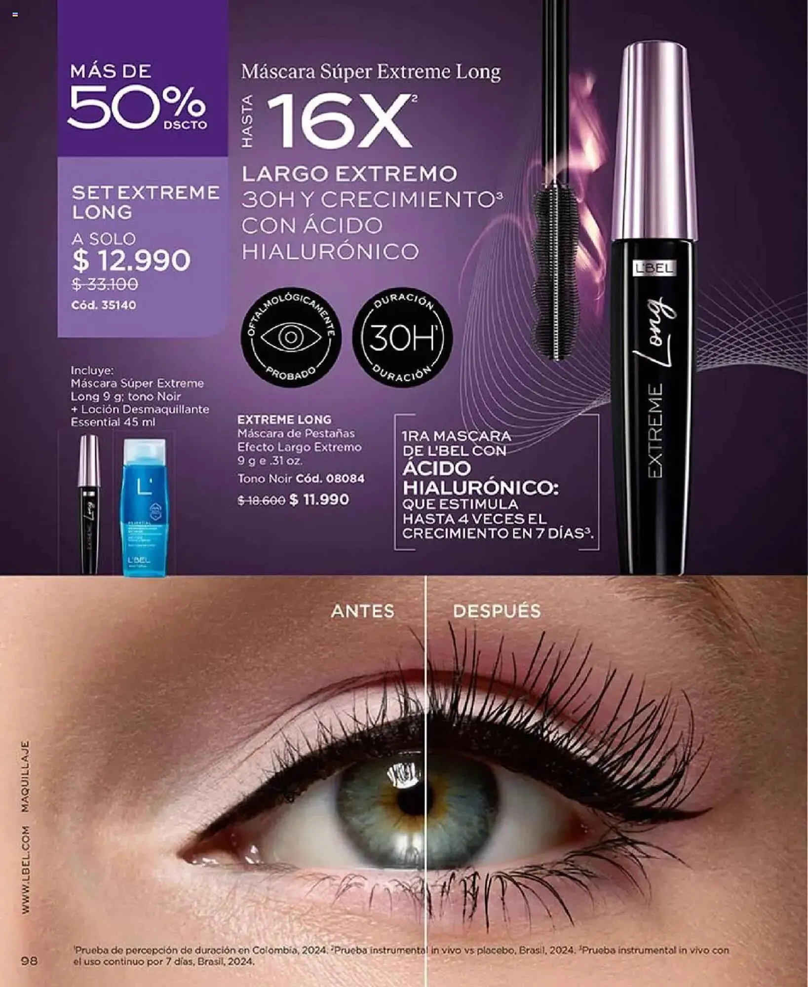 Catálogo de Catálogo L'Bel 29 de julio al 1 de septiembre 2025 - Página 98