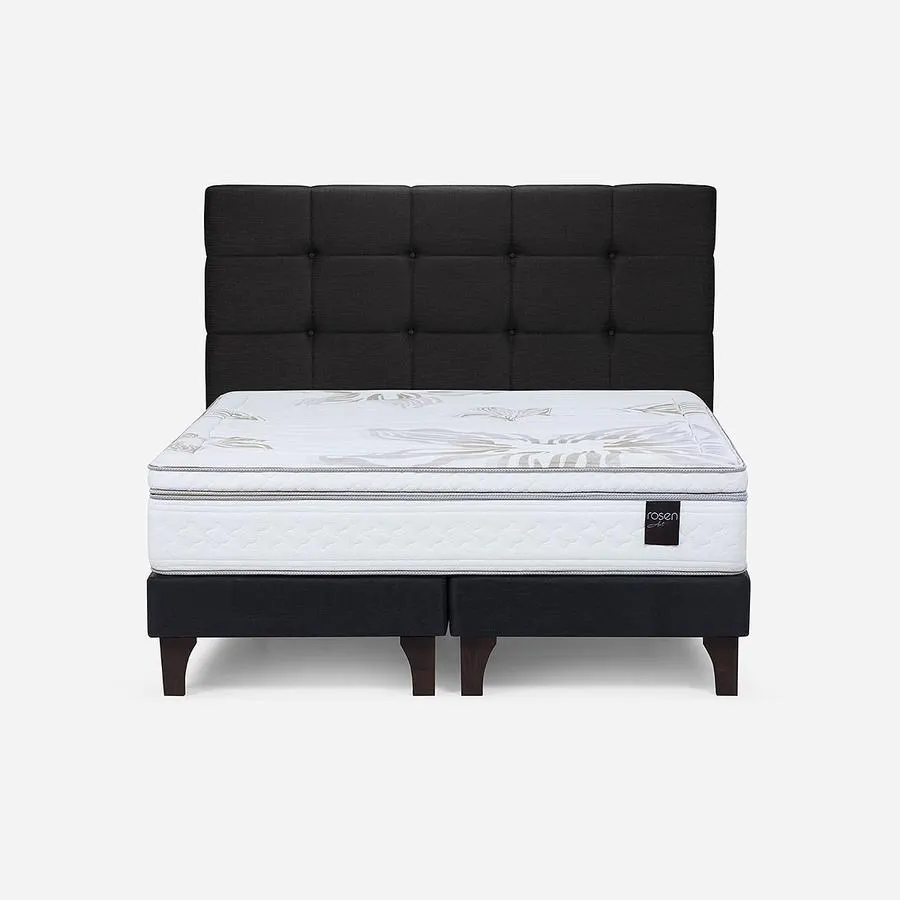 Cama Art 4 de 2 Plazas + Respaldo Issey