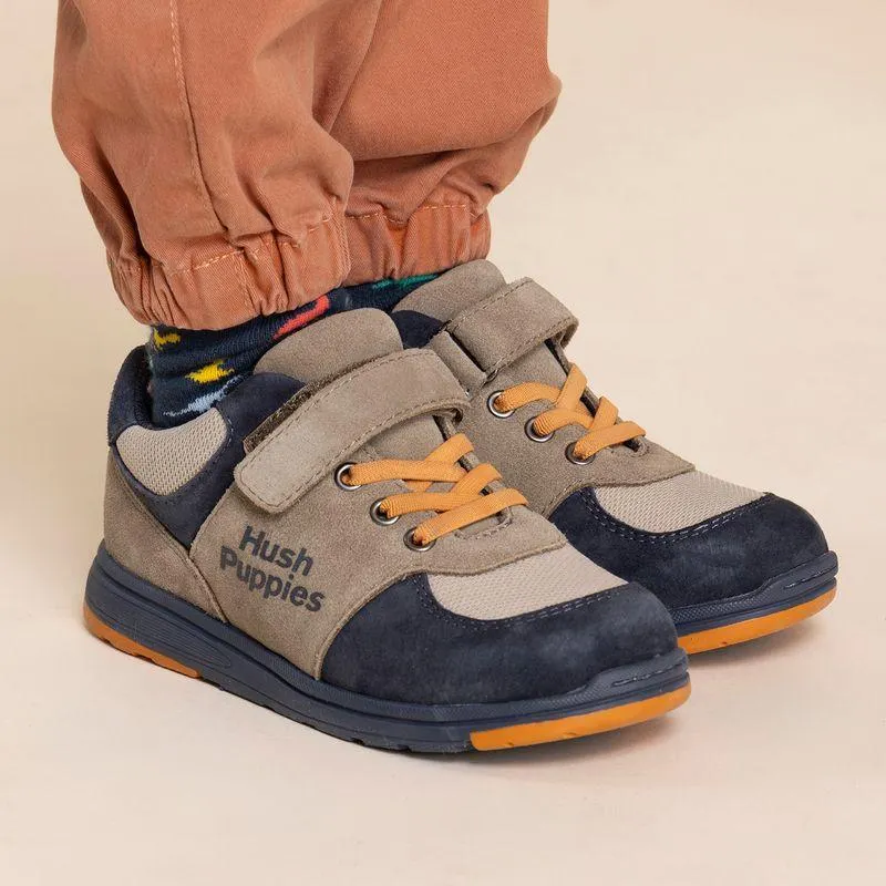 Zapatilla Cuero Niño New Artis Café