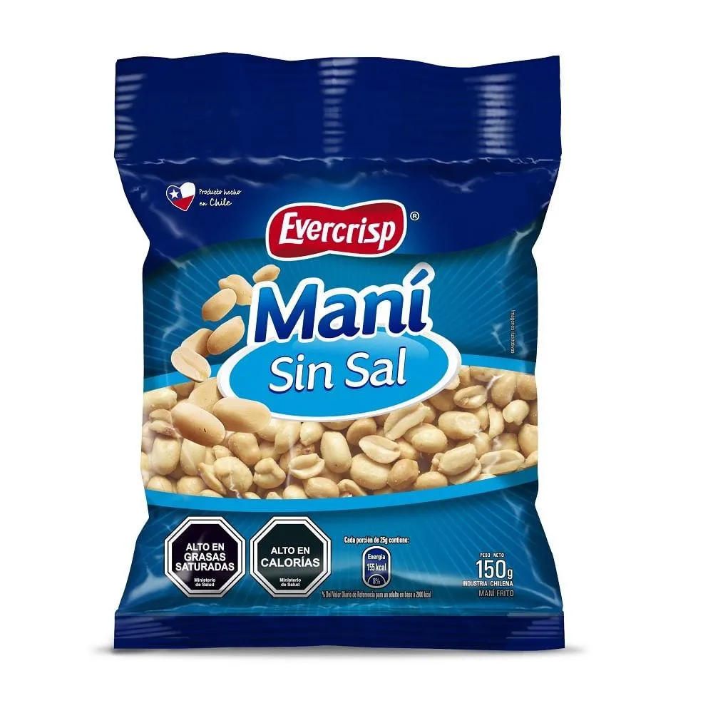 Maní sin sal
