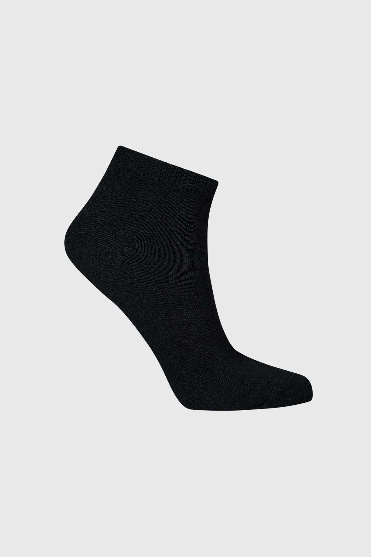 Calceta Deportiva Mujer Tripack Negro3