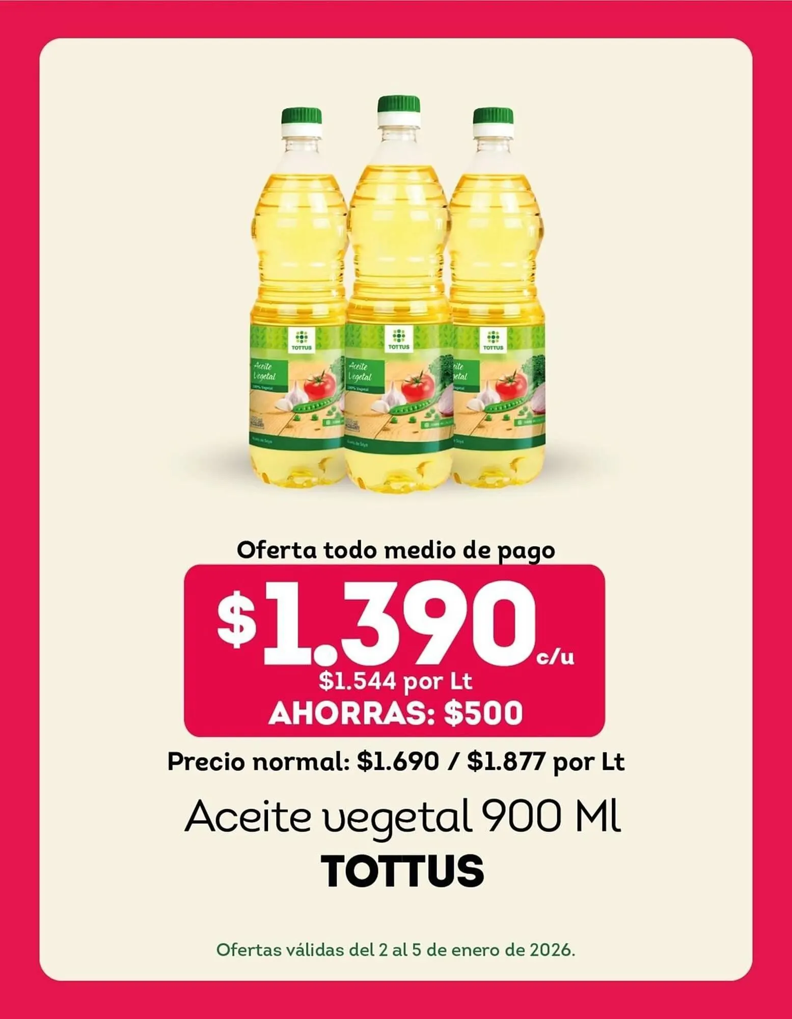 Catálogo de Catálogo Tottus 2 de enero al 5 de enero 2026 - Página 1