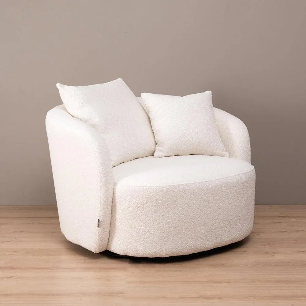 Poltrona Giratoria Amulet Blanca