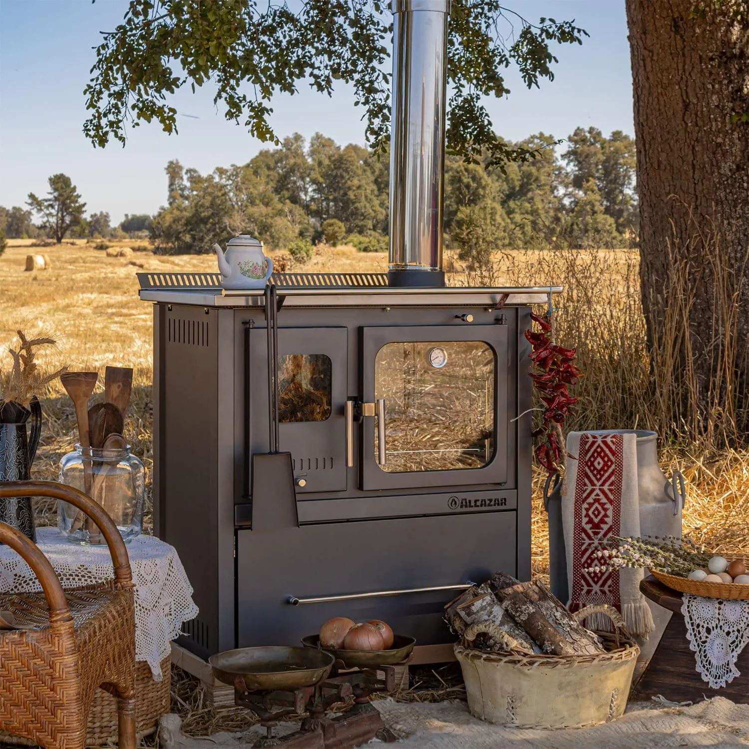 Cocina A Leña Europea M70-G Alcazar