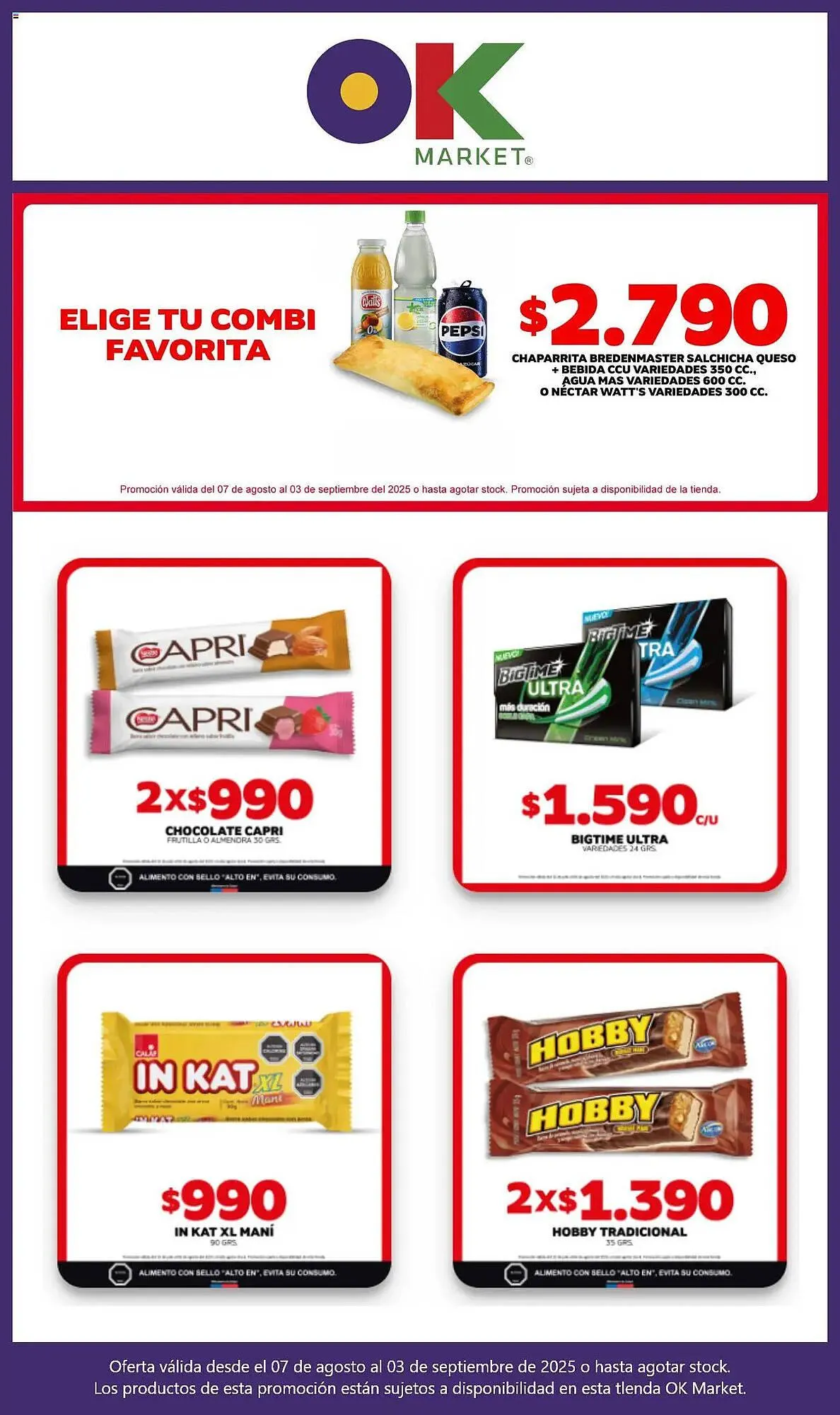 Catálogo de Catálogo OK Market 7 de agosto al 4 de septiembre 2025 - Página 2