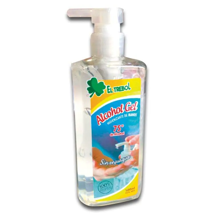 Alcohol Gel Desinfectante El Trebol 500 ml