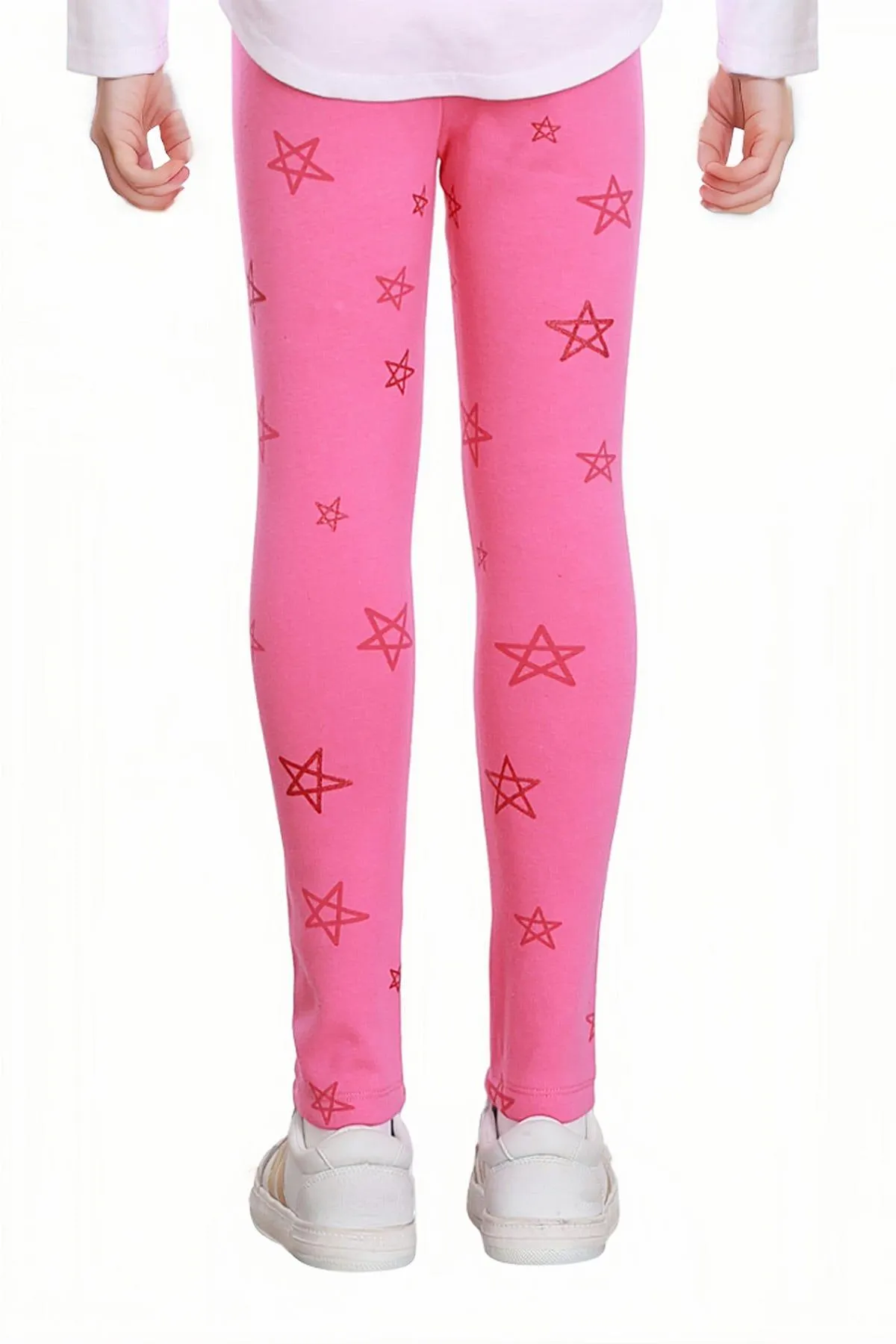 Calza Niña Mini Print Rosado