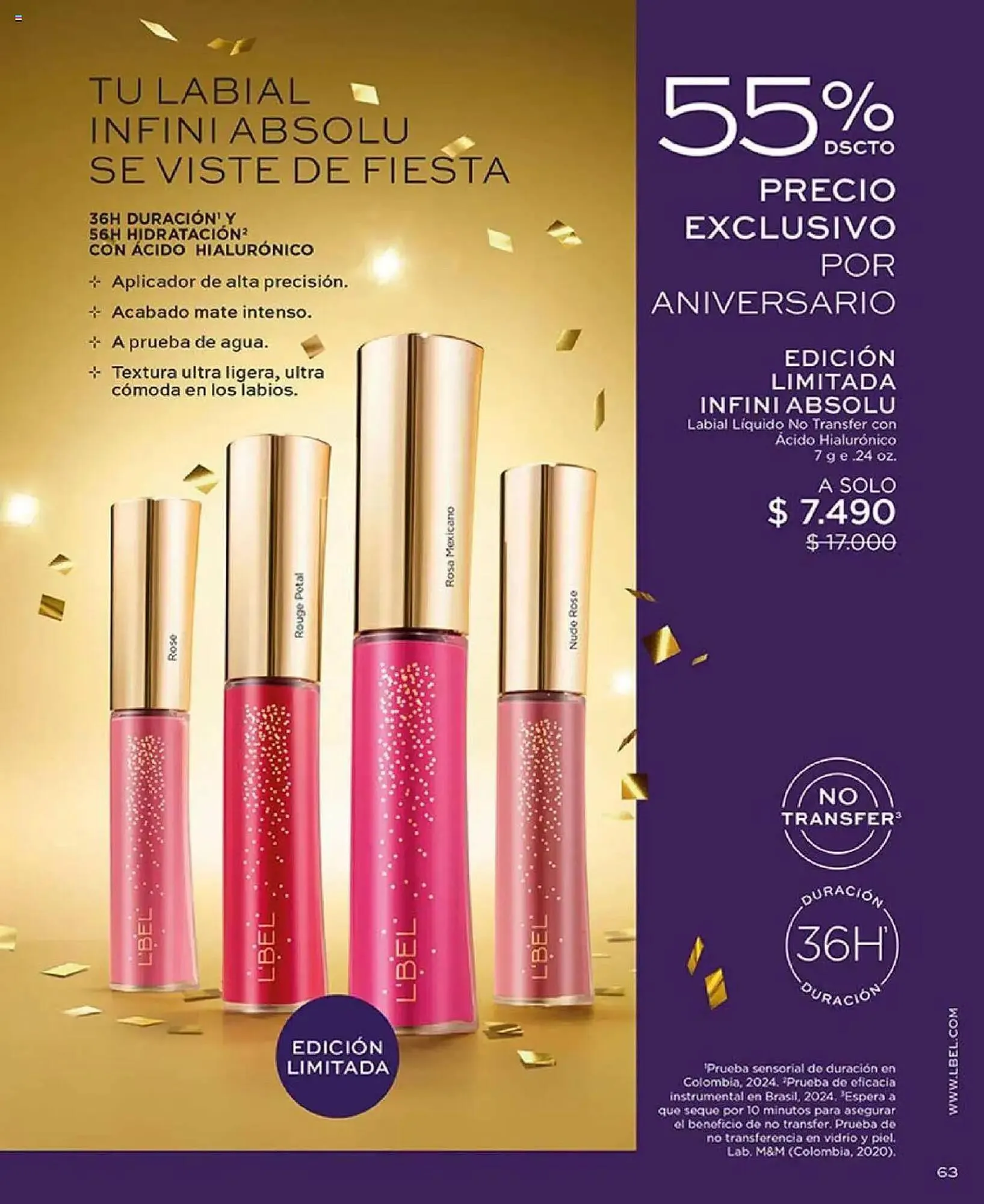 Catálogo de Catálogo L'Bel 29 de julio al 1 de septiembre 2025 - Página 63