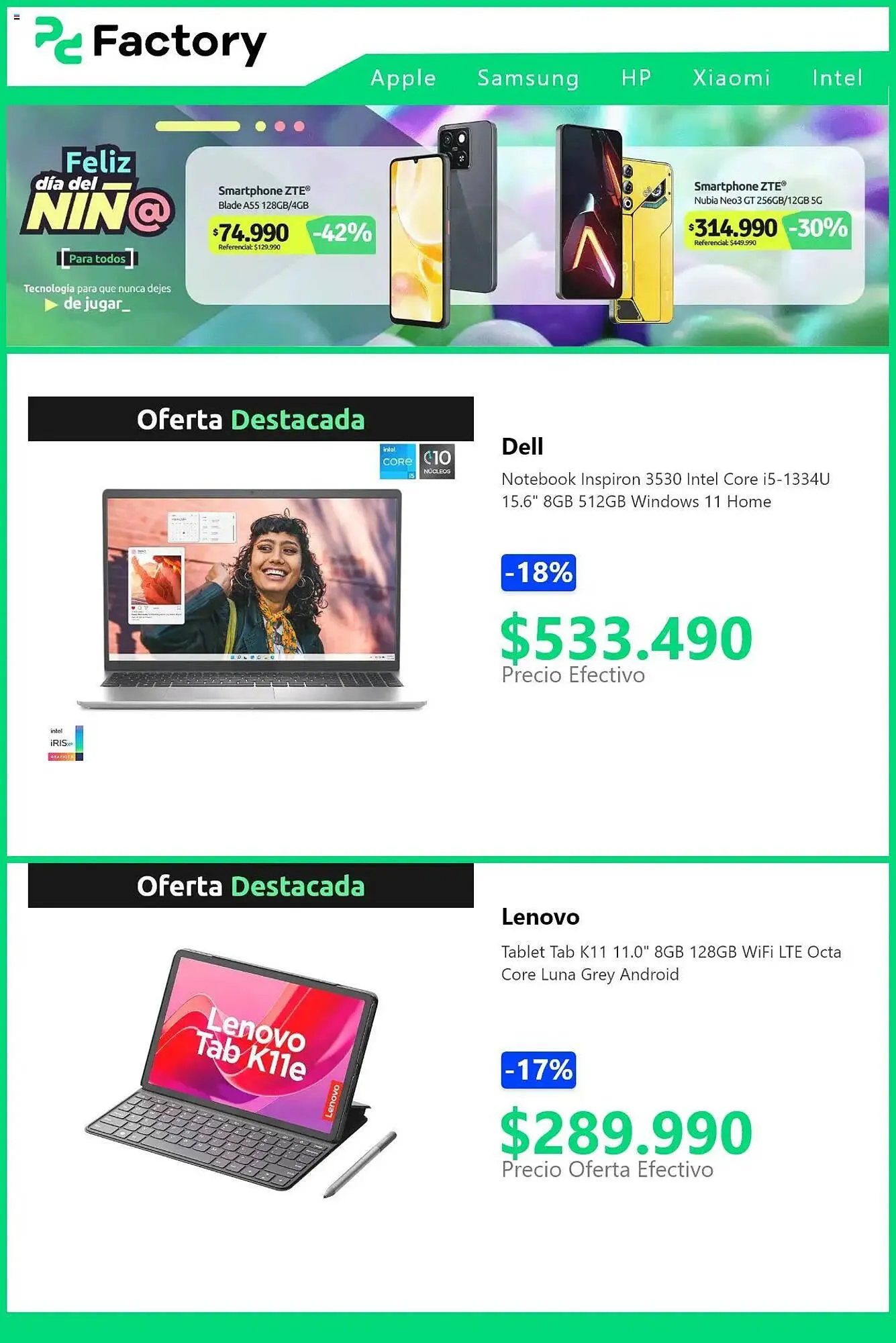Catálogo de Catálogo PC Factory 23 de julio al 14 de agosto 2025 - Página 3