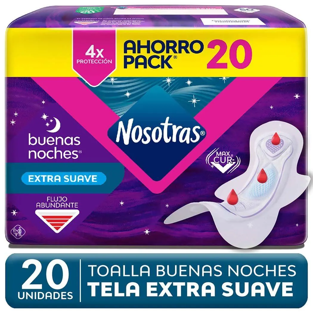 Toallas Higiénicas Buenas Noches 20 Unidades