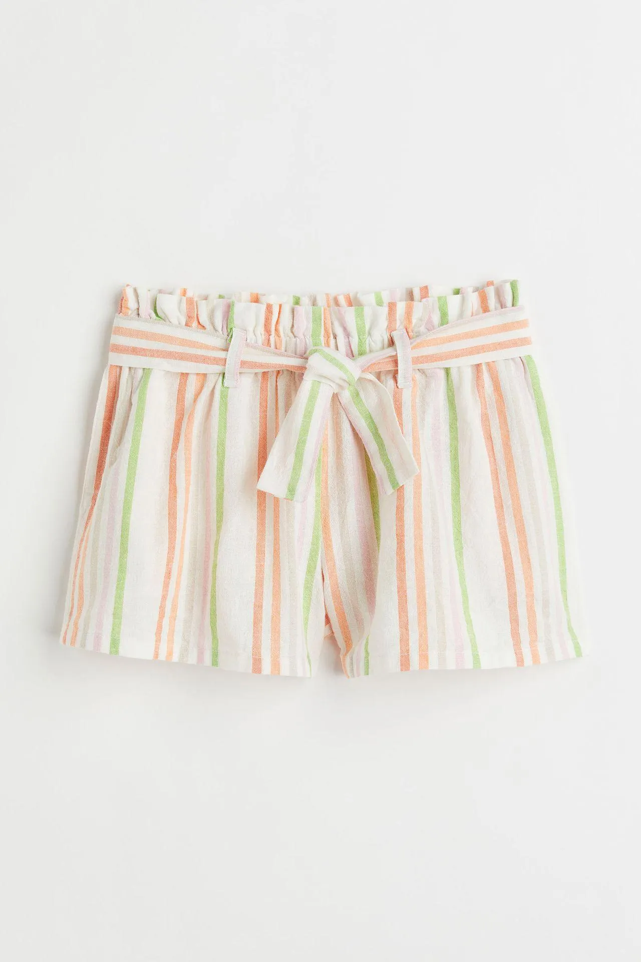 Shorts en mezcla de lino