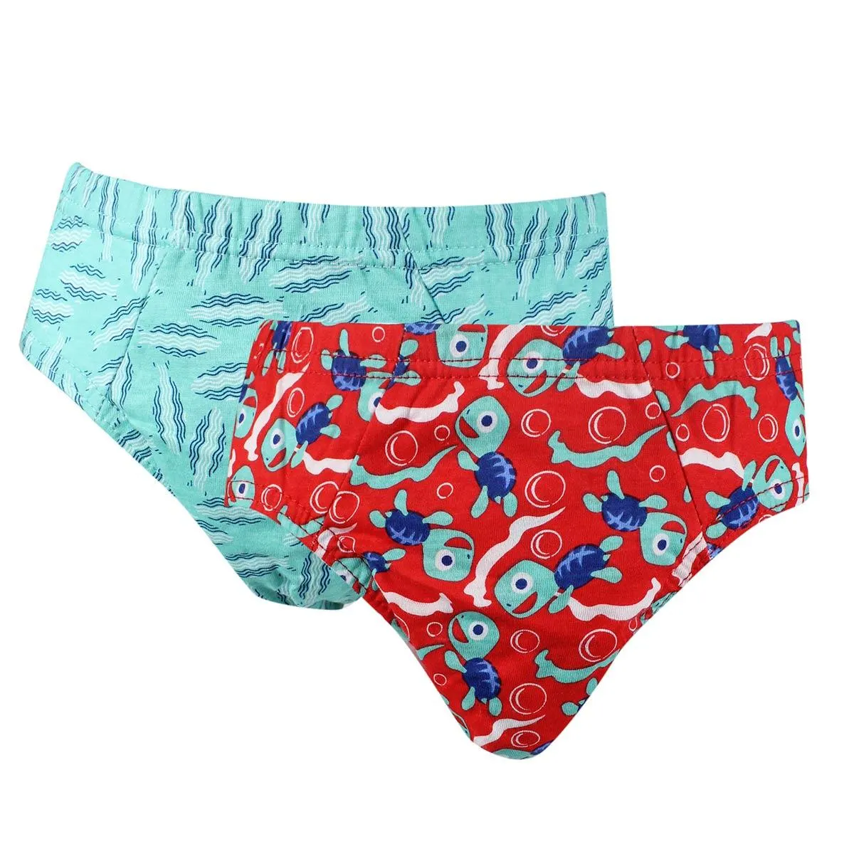 Tais - 2 Unidades Slip Infantil Algodón Print Tortuga 🐢