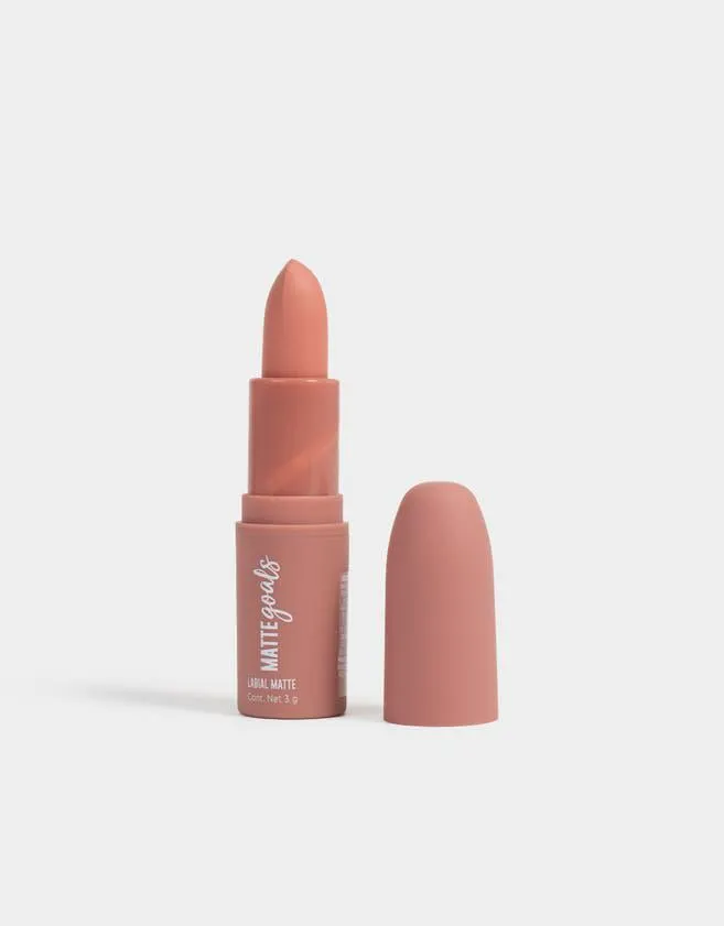 Labial matte goals - medium nude