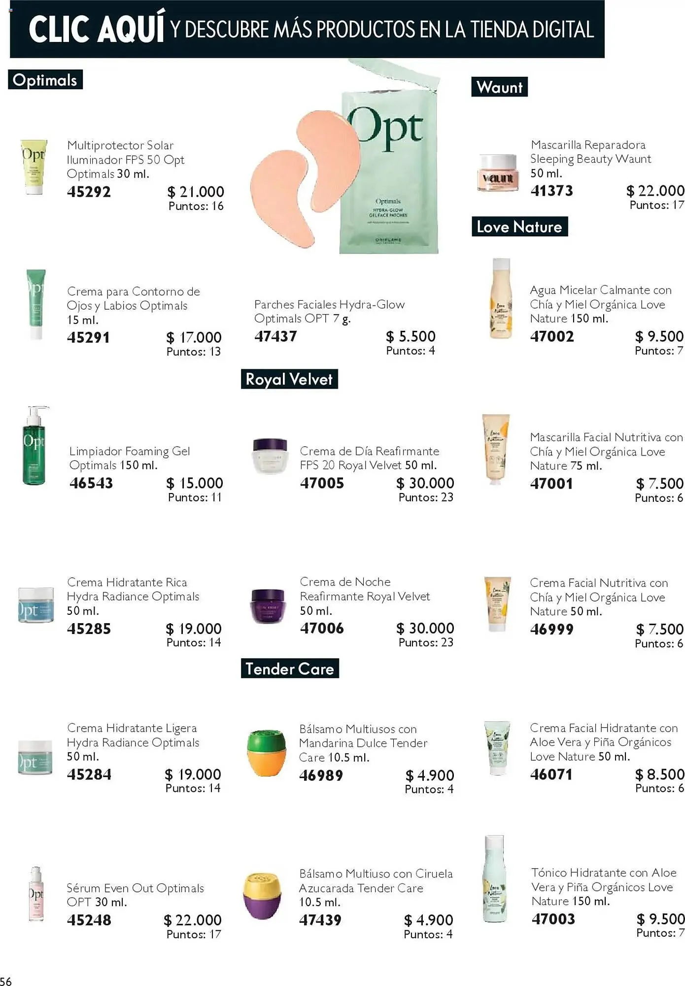 Catálogo de Catálogo Oriflame 14 de febrero al 6 de marzo 2026 - Página 56