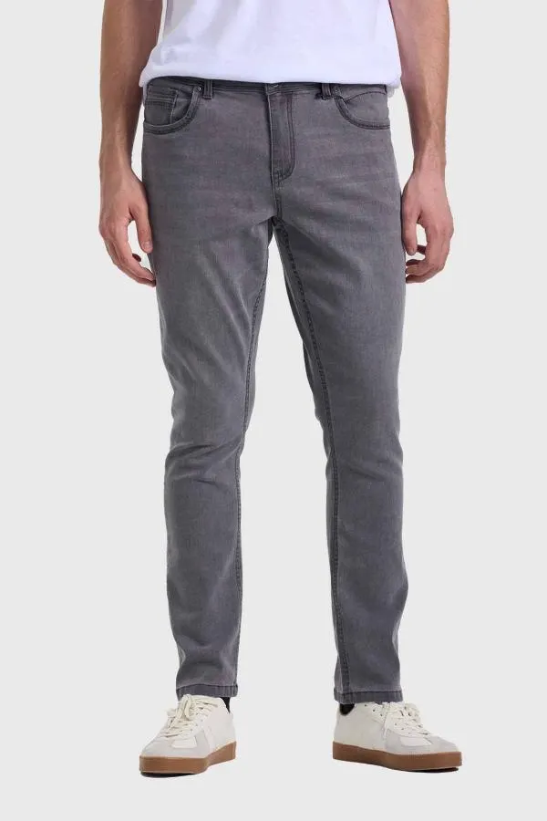 Jeans hombre slim 701 gris i