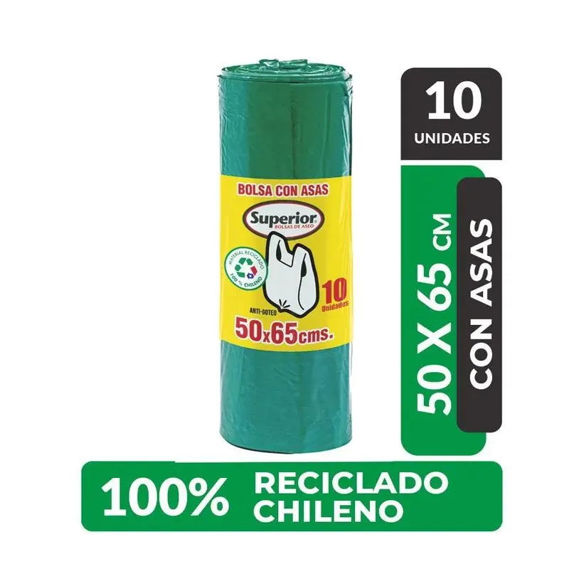 Bolsa de Basura Superior Chica 50 x 65 cms