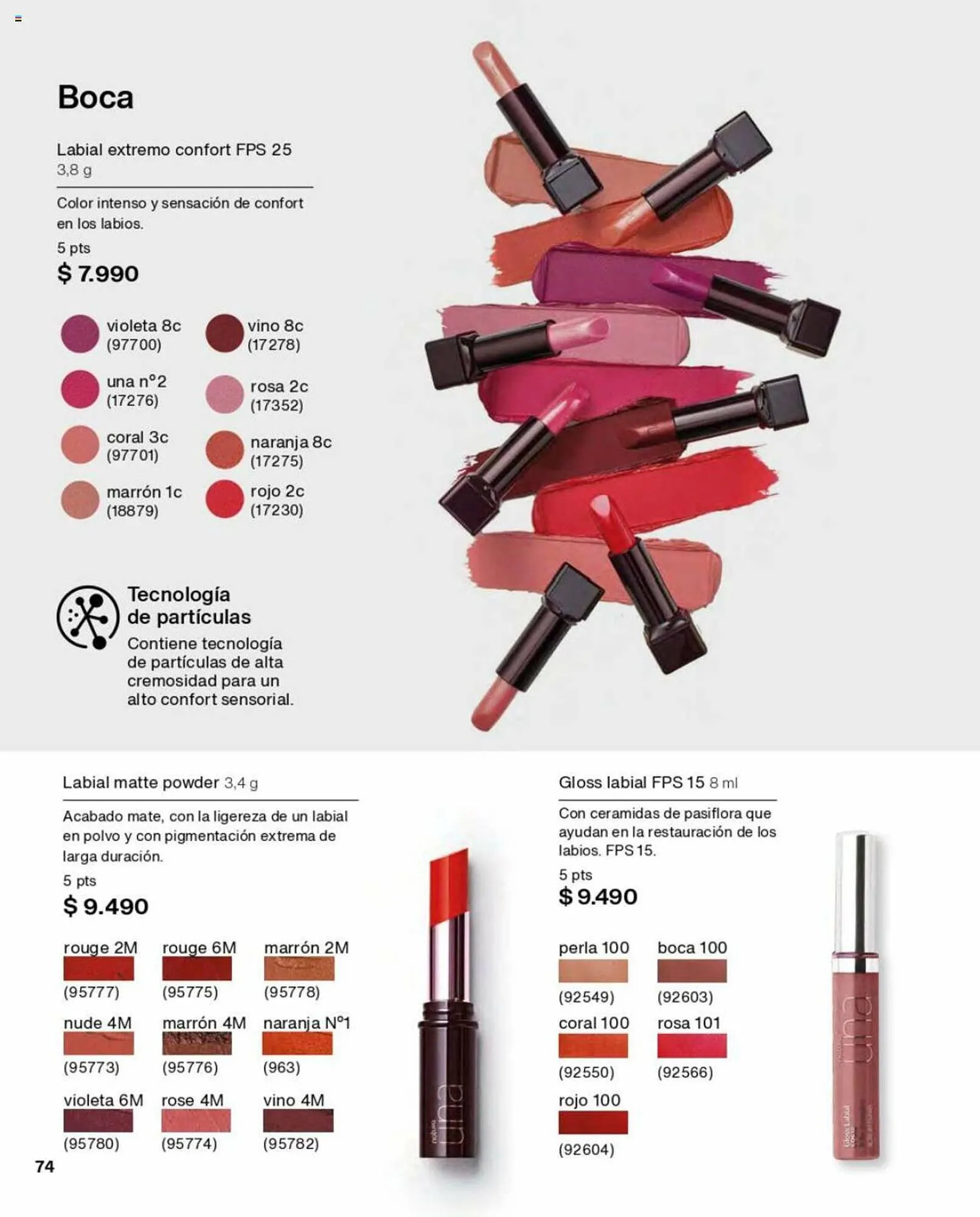 Catálogo de Catálogo Natura 1 de septiembre al 30 de septiembre 2023 - Página 74