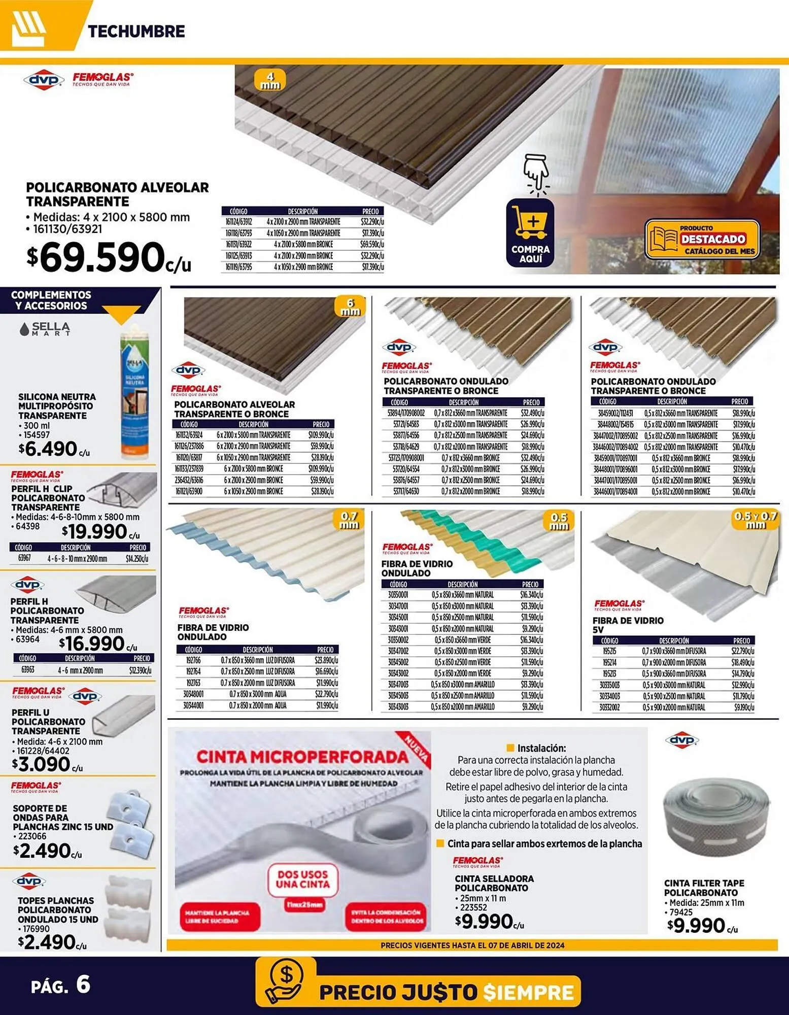 Catálogo de Catálogo Construmart 3 de abril al 28 de abril 2024 - Página 6