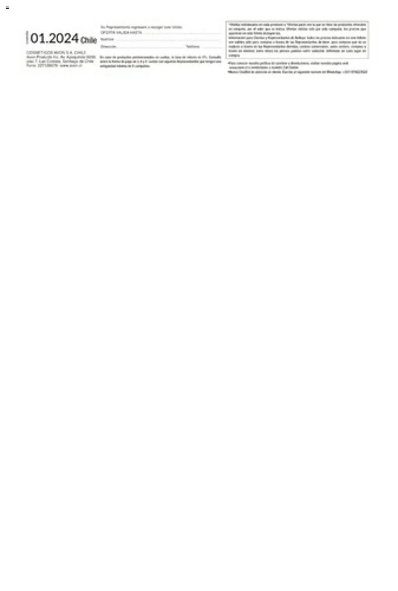 Catálogo de Catálogo Avon 1 de enero al 31 de enero 2024 - Página 114