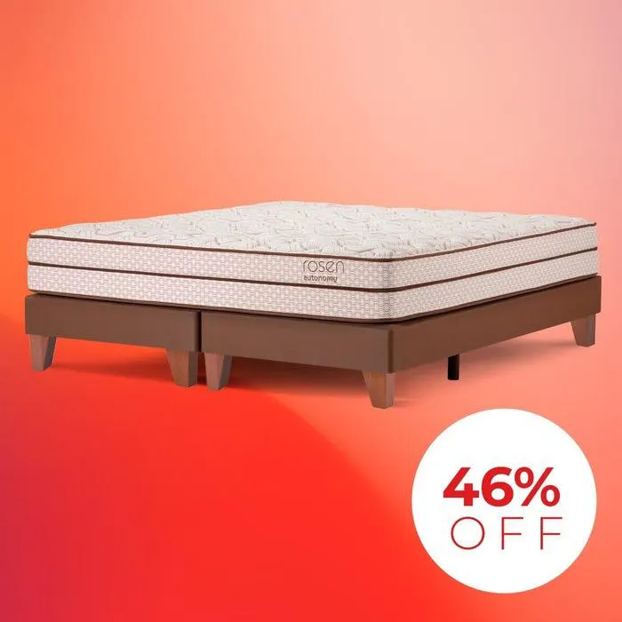 Cama Europea Autonomy Land 2 Plazas 150 x 200 cm