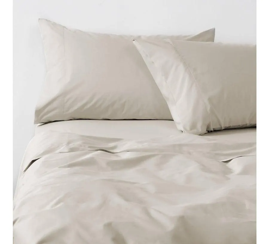 Sábanas King 300 Hilos Liso Sand