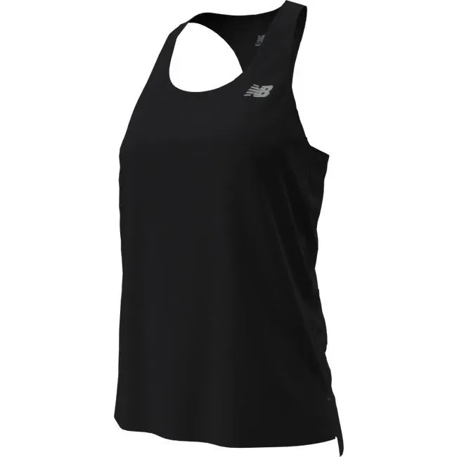 Polera Sin Mangas Running Mujer New Balance Sport Essentials Tank Negra
