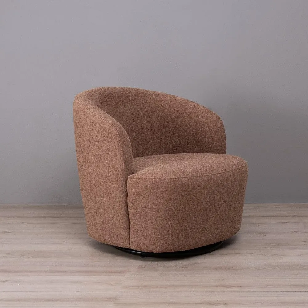 Poltrona Giratoria Caprice Camel