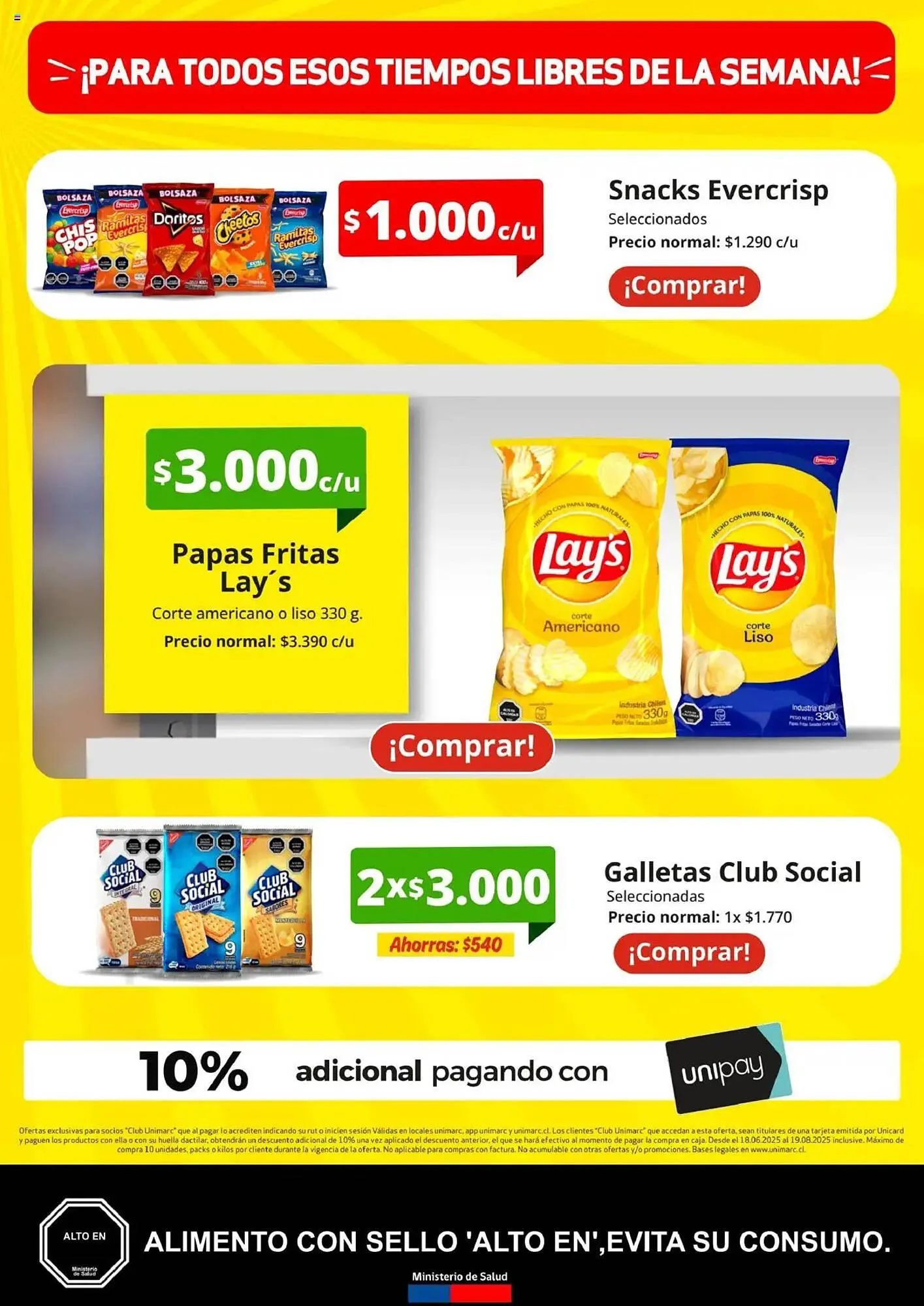 Catálogo de Catálogo Unimarc 18 de junio al 19 de agosto 2025 - Página 11