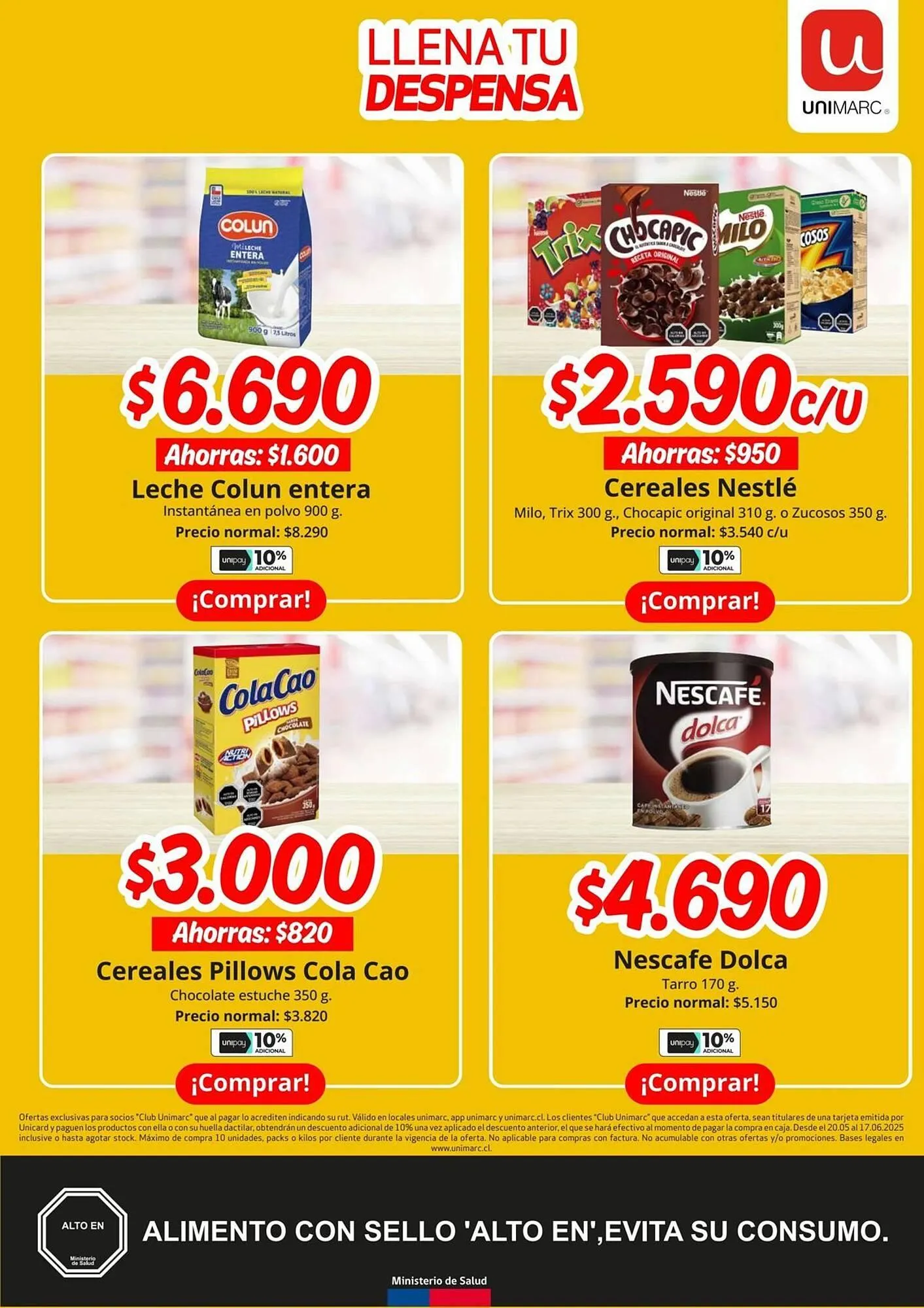 Catálogo de Catálogo Unimarc 20 de mayo al 17 de junio 2025 - Página 3