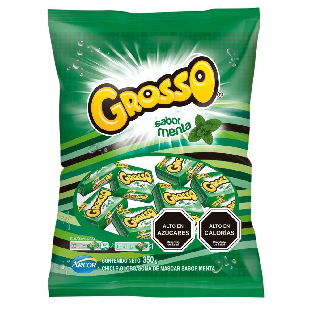 Chicle sabor menta bolsa