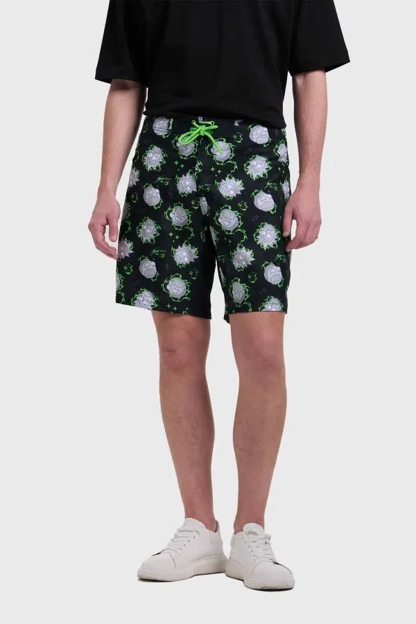 Short hombre rick and morty negro