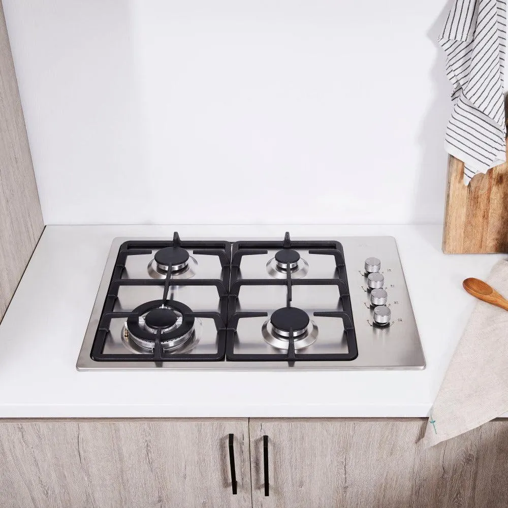 Encimera a Gas Design 4T 4 Quemadores 65 cm FDV