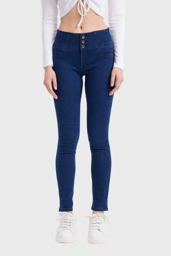 Jeans mujer skinny castilla azul oscuro
