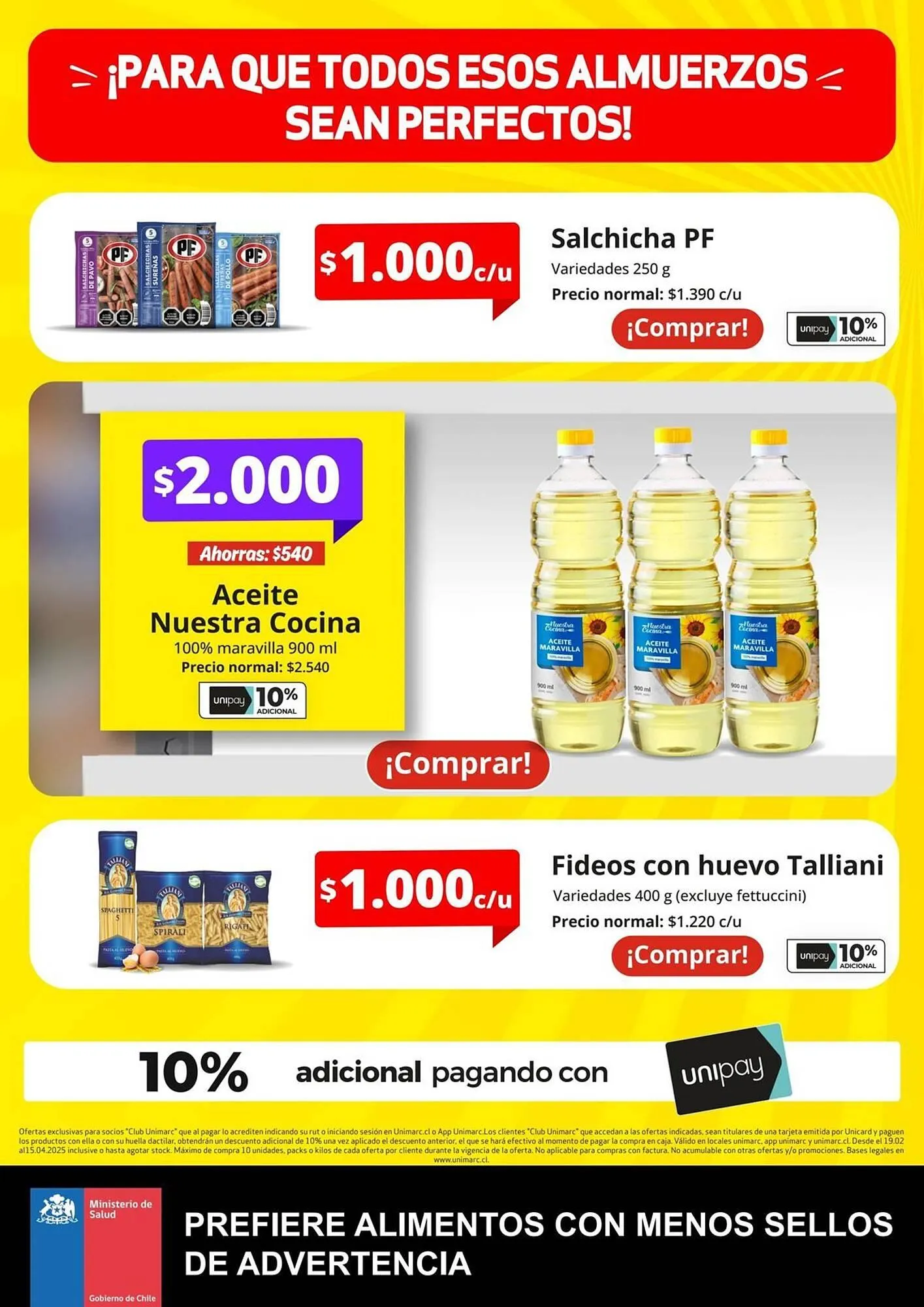 Catálogo de Catálogo Unimarc 25 de marzo al 15 de abril 2025 - Página 10