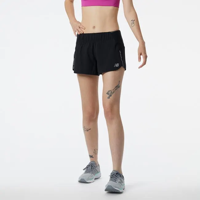 Short Running Mujer New Balance Impact Run 3in Negro