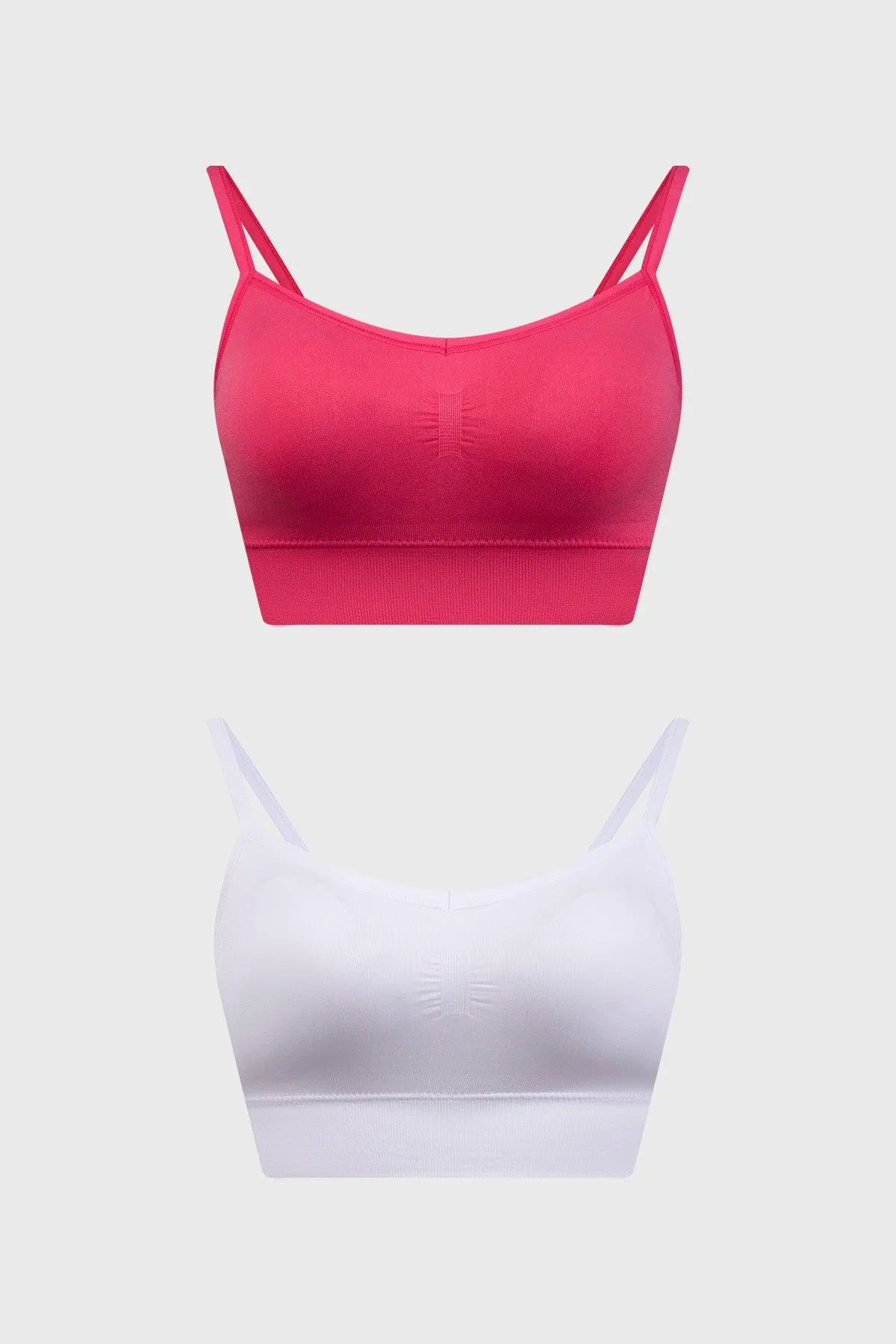 Sostén Mujer Bipack Peto Liso Fucsia