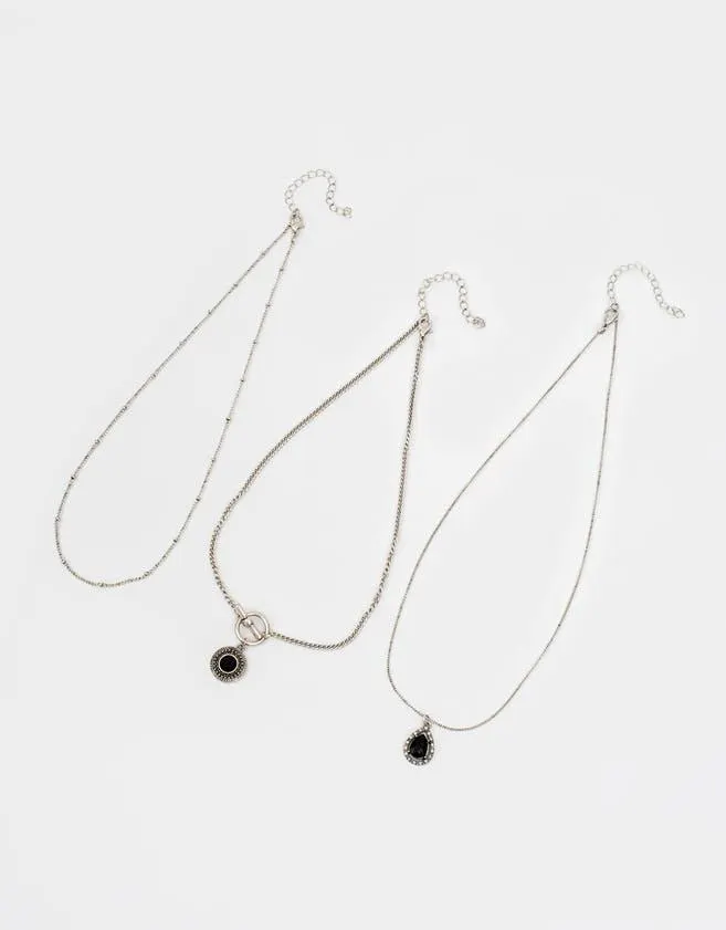 Set de collares cortos