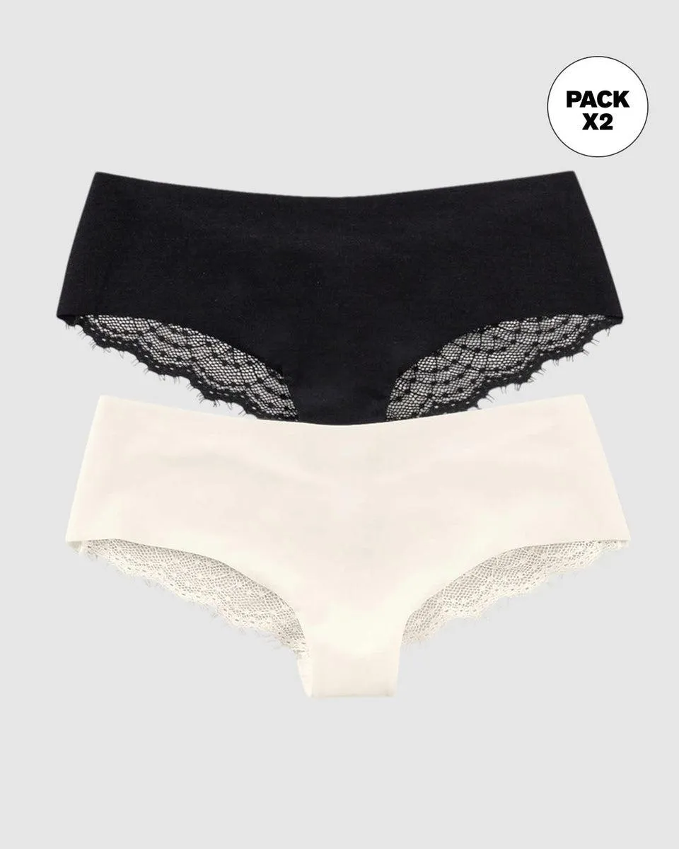 Calzones pantaletas descaderados paquete x 2