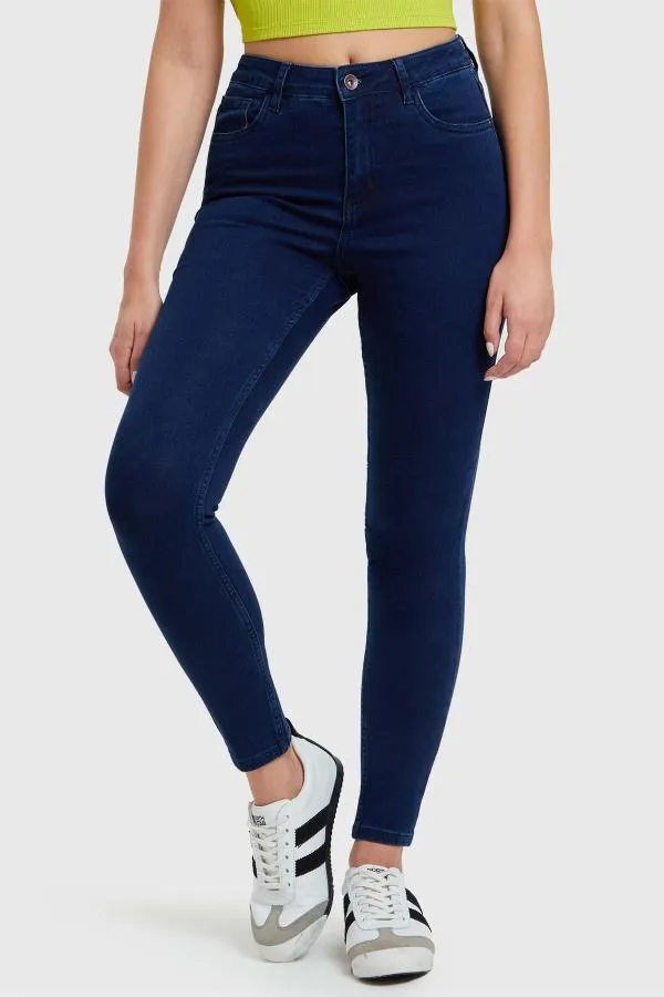 Jeans super skinny emilia azul marino fsp
