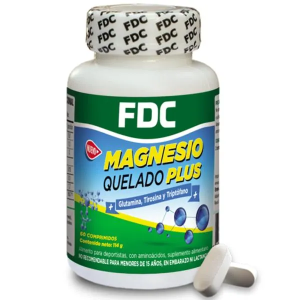 Magnesio quelado plus x 60 comprimidos - FDC