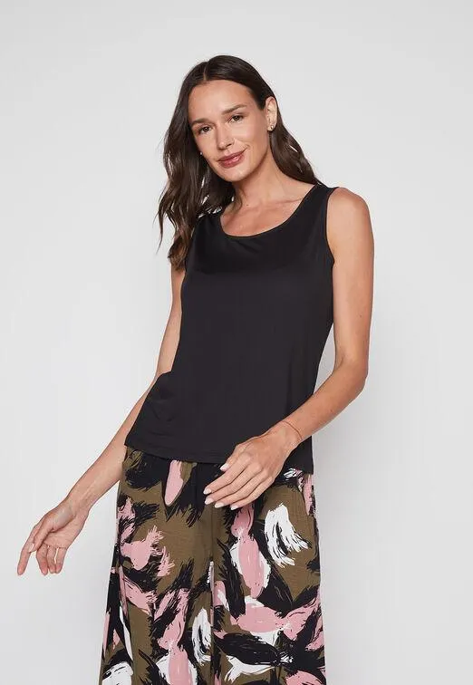 Polera Mujer Negro Clasica Family Shop