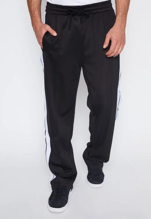 Pantalon De Buzo Hombre Negro Botones Family Shop