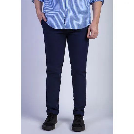 PANTALÓN TWILL SLIM /31 DK.BLUE