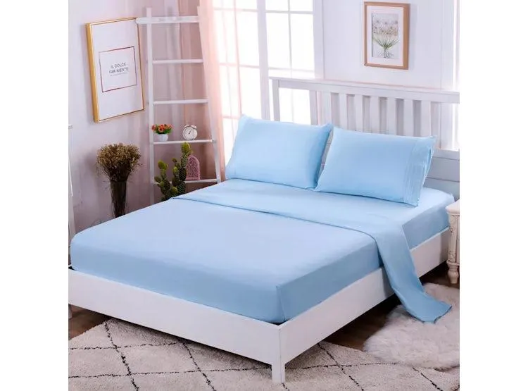 JUEGO DE SÁBANAS 200 HILOS KING 4 PIEZAS HOMER DESIGN